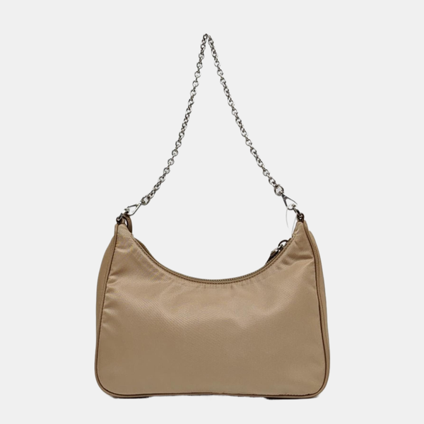 Authenticated pre-owned  Re-Edition2005 Nylon Beige - Shoulder Bag at Looply