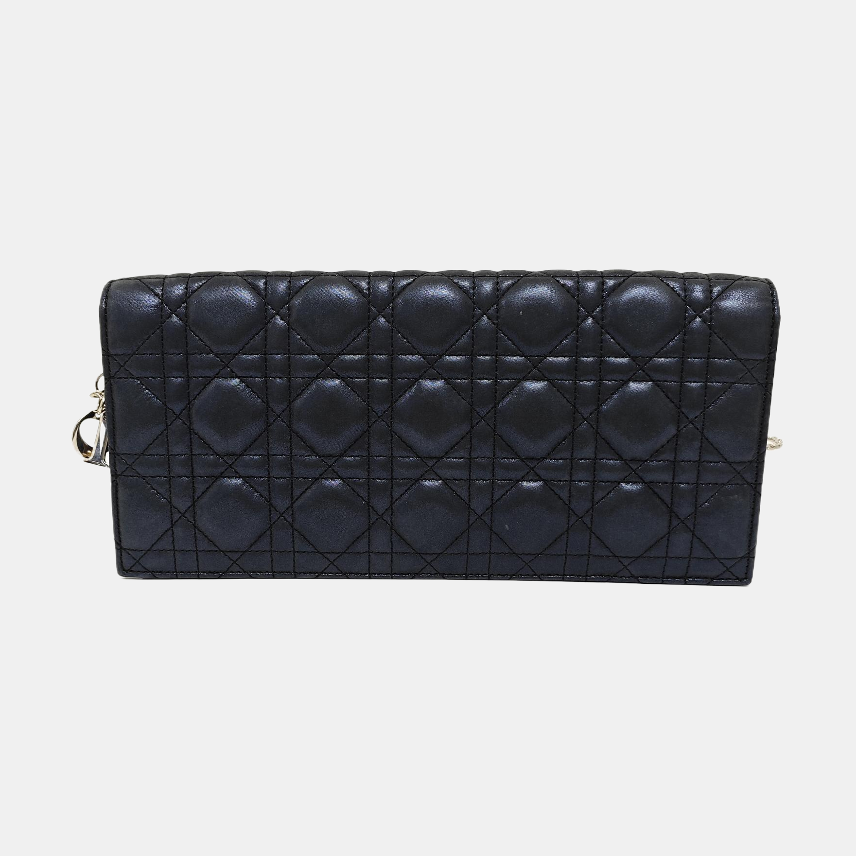Authenticated pre-owned  Lady Dior Quilted Special Material Blue - Shoulder Bag at Looply