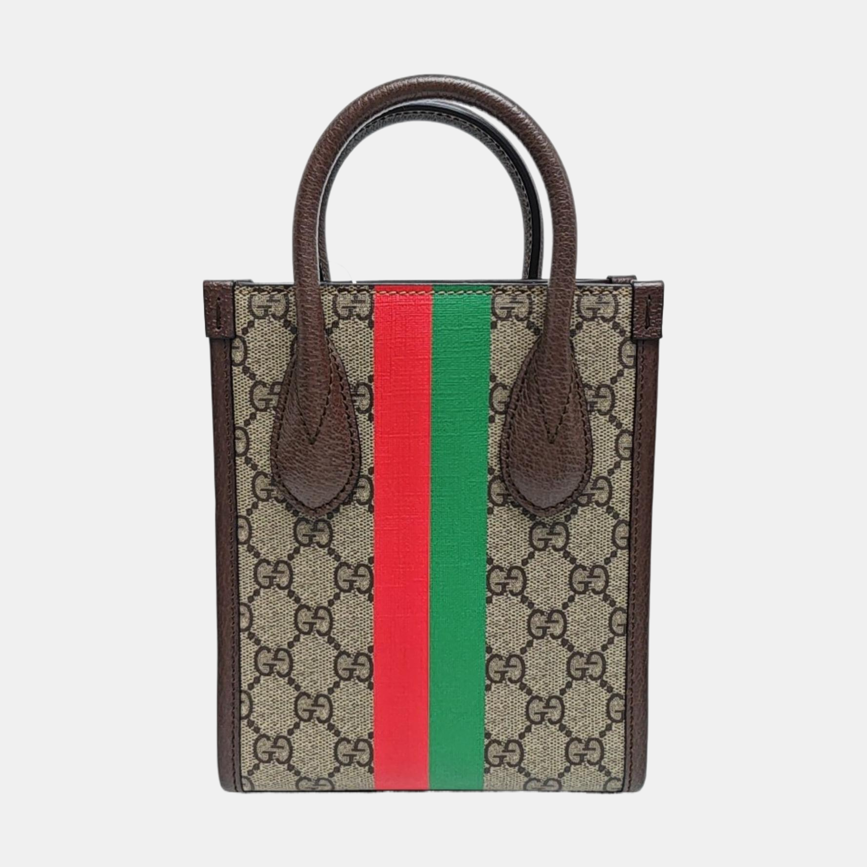 Retro Mini Monogram Coated Canvas Beige