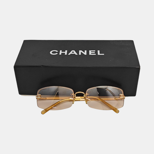 Metal Sunglasses Brown