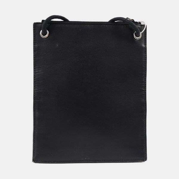Calfskin Crossbody Bag Black