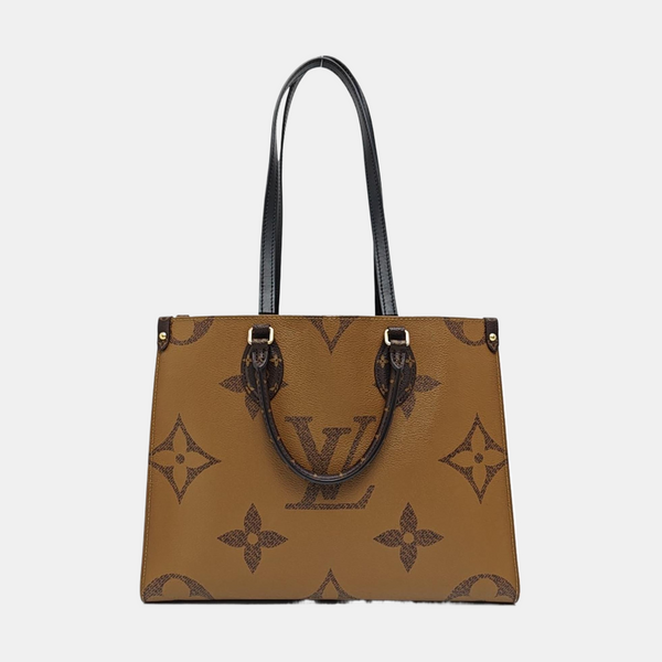 ONTHEGO MM Monogram Coated Canvas Brown