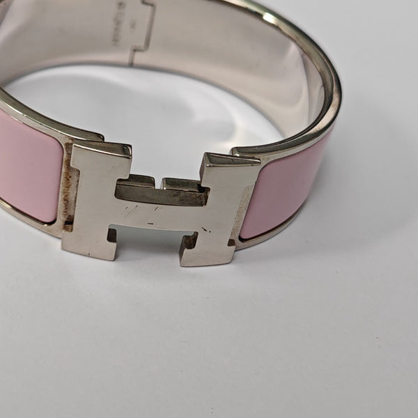 Clic Clac H Metal Red Bangle