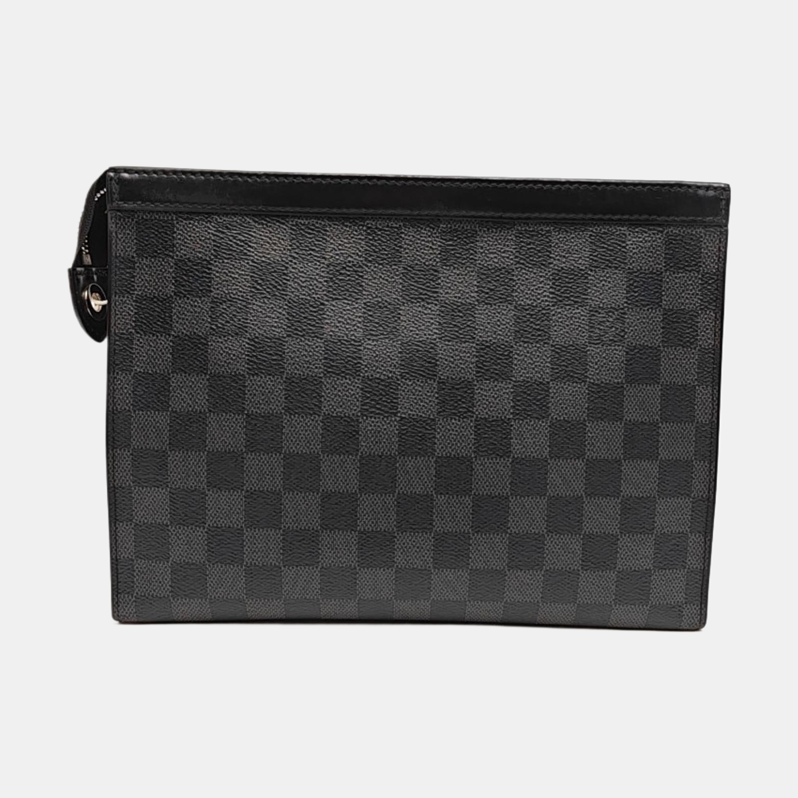 Pochette Voyag MM Damier Graphite Coated Canvas Gray