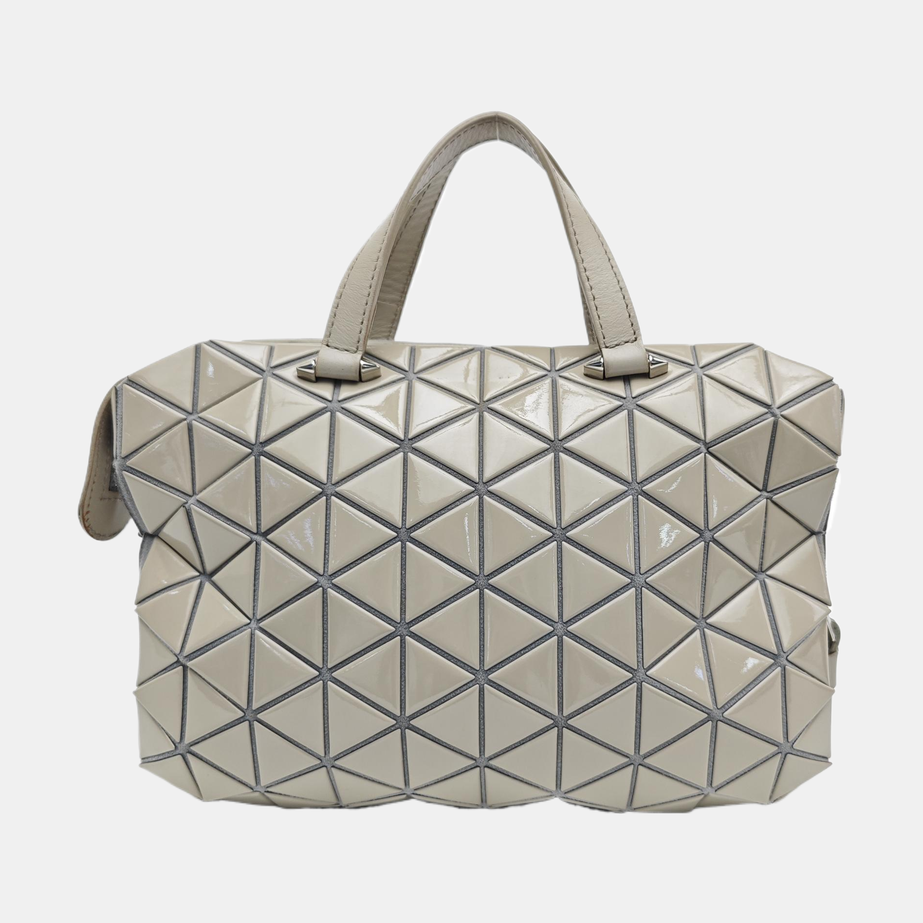 Special Material Shoulder Bag Beige