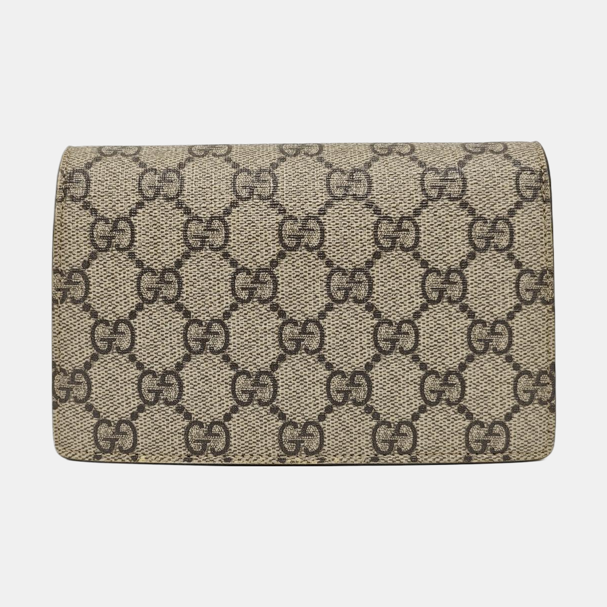 Dionysus Super Mini Monogram Coated Canvas Beige