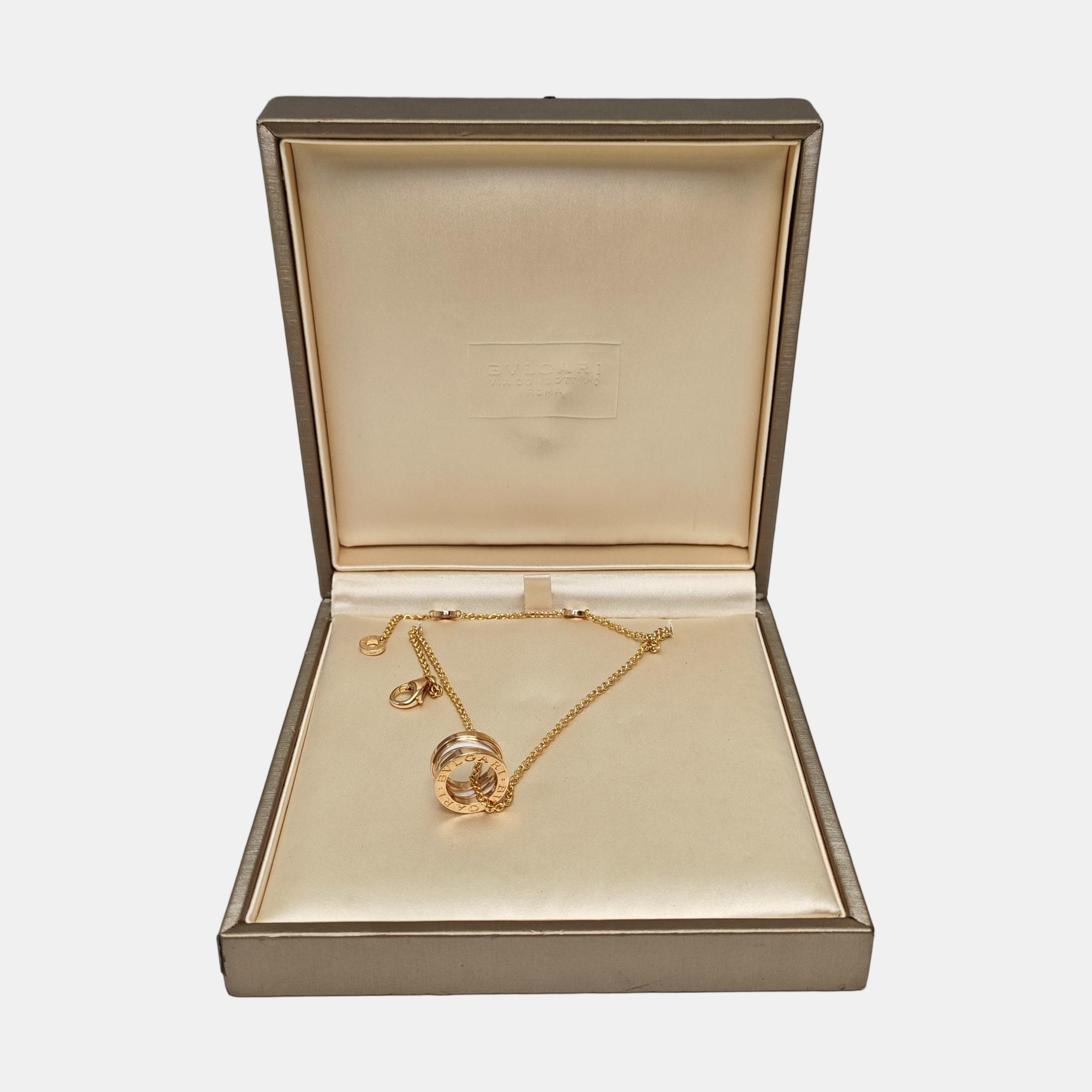 B.ZERO1 18k Rose Gold Necklace