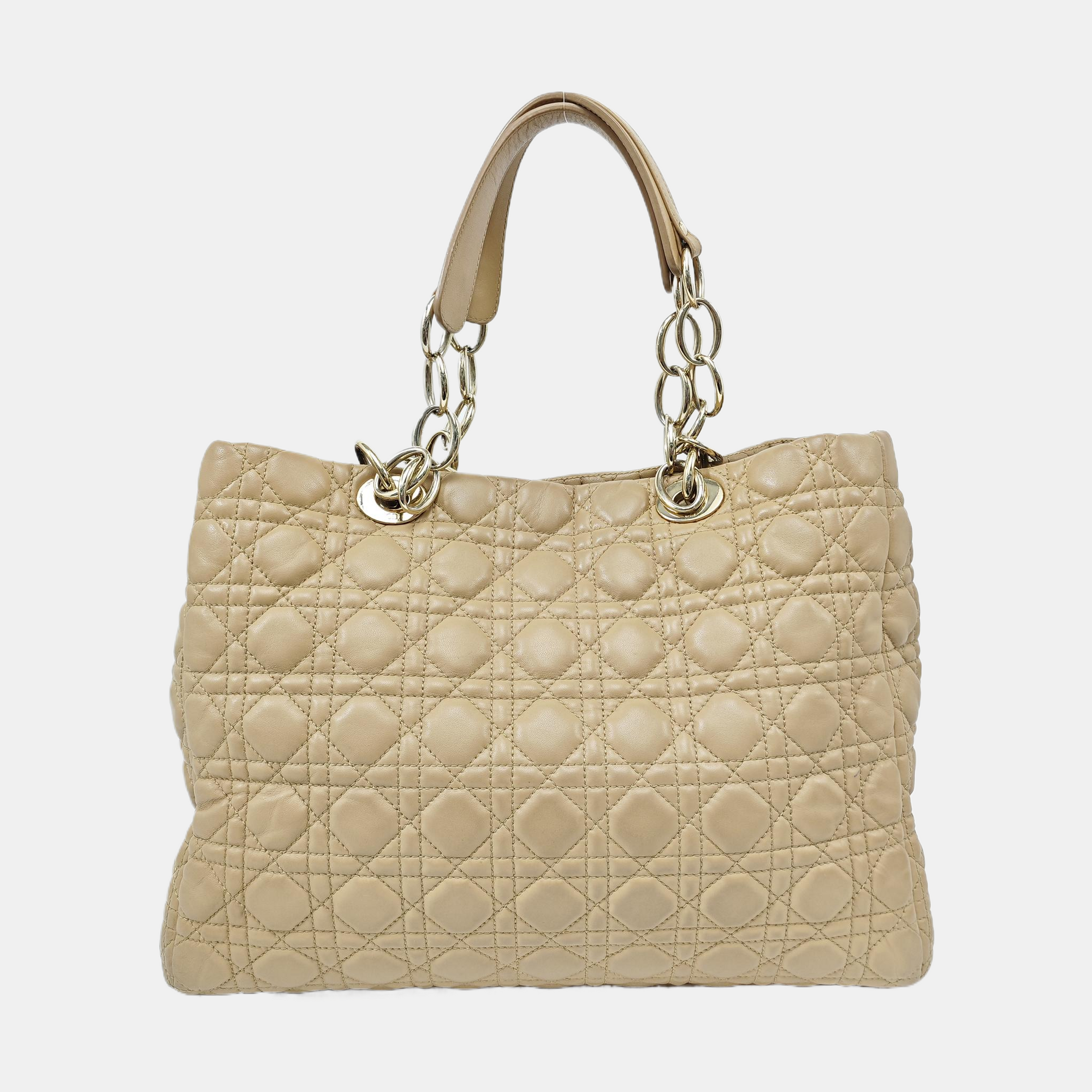 Dior Soft Cannage Calfskin Beige