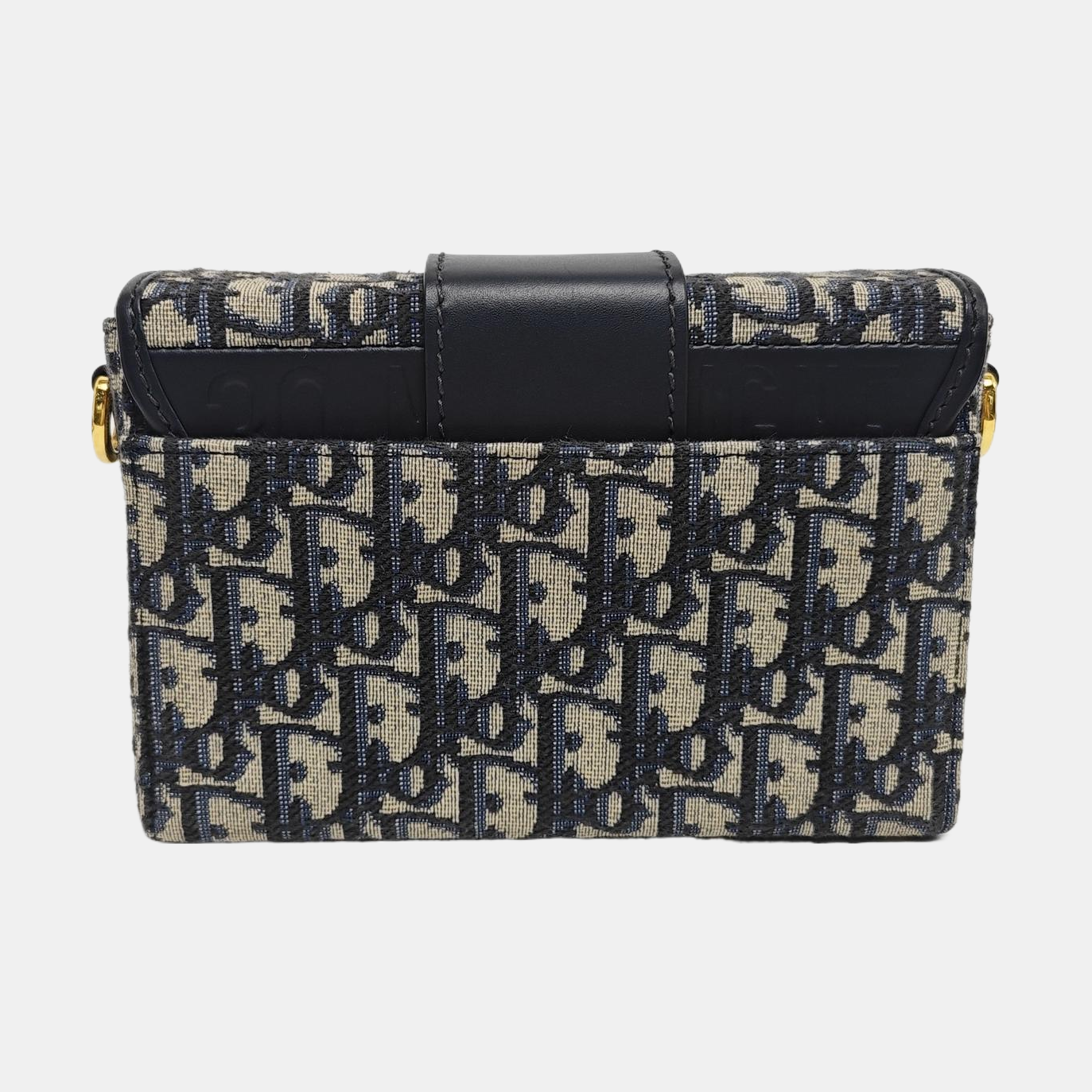 30 Montaigne Mini Oblique Canvas Blue
