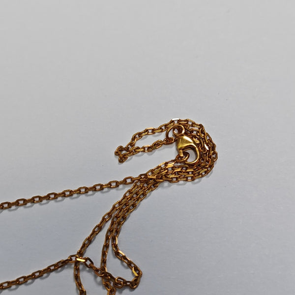 Pop H Metal Gold Necklace