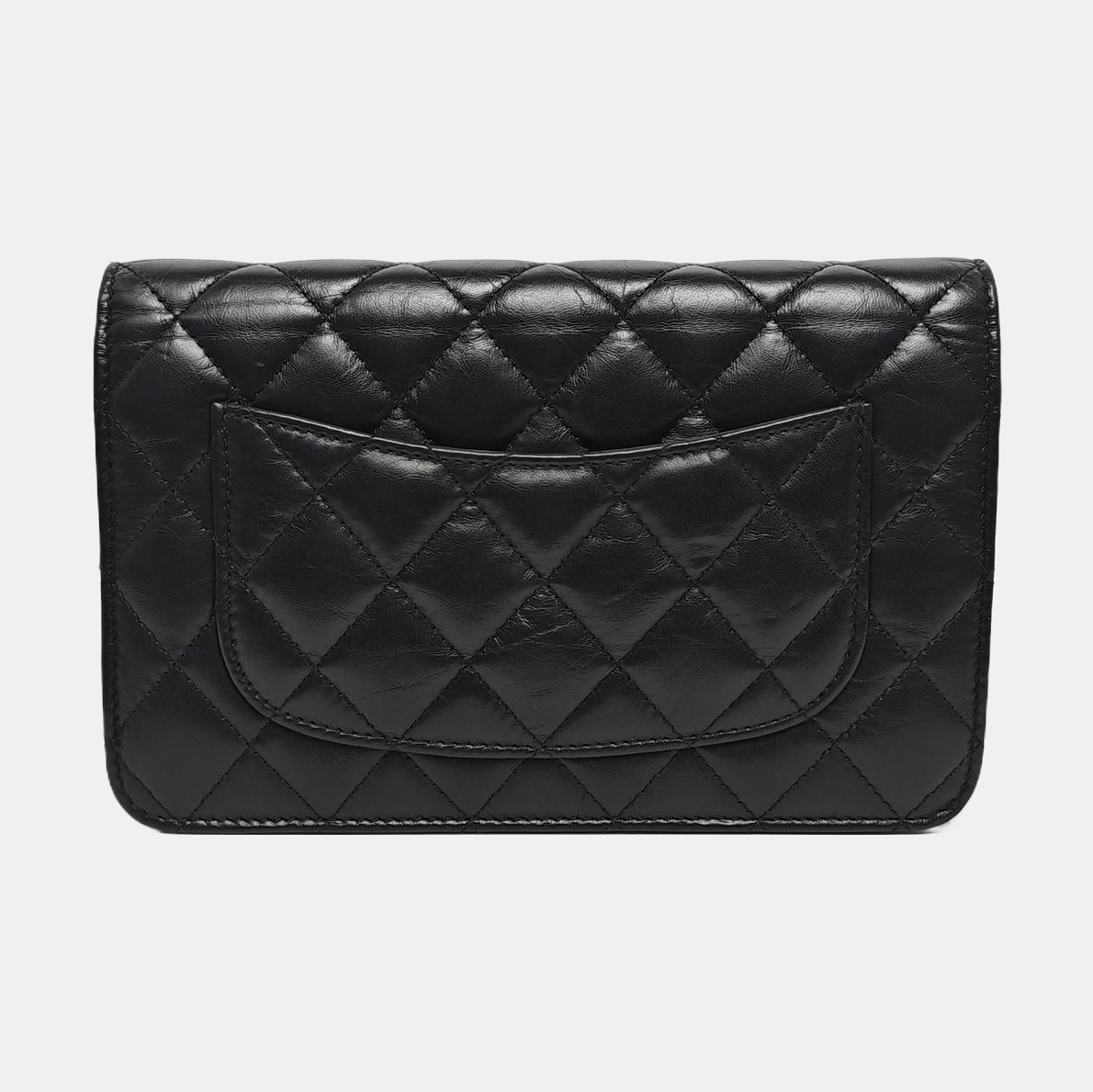 2.55 WOC Quilted Calfskin Black