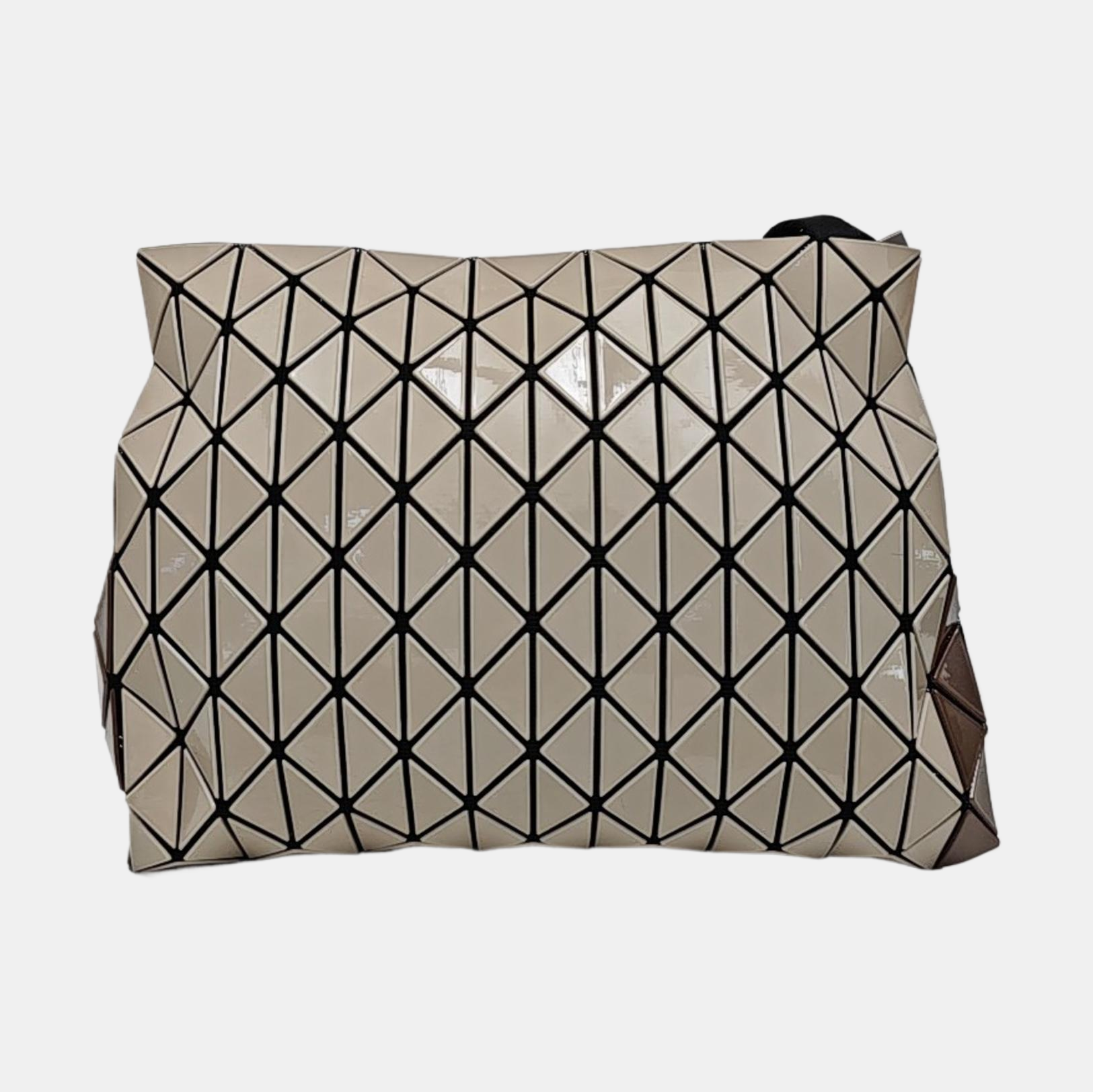 Special Material Crossbody Bag Beige