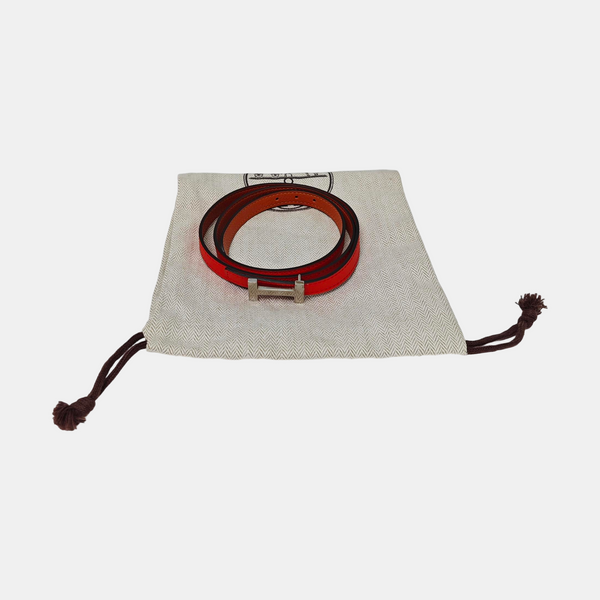 Leather Belt Orange