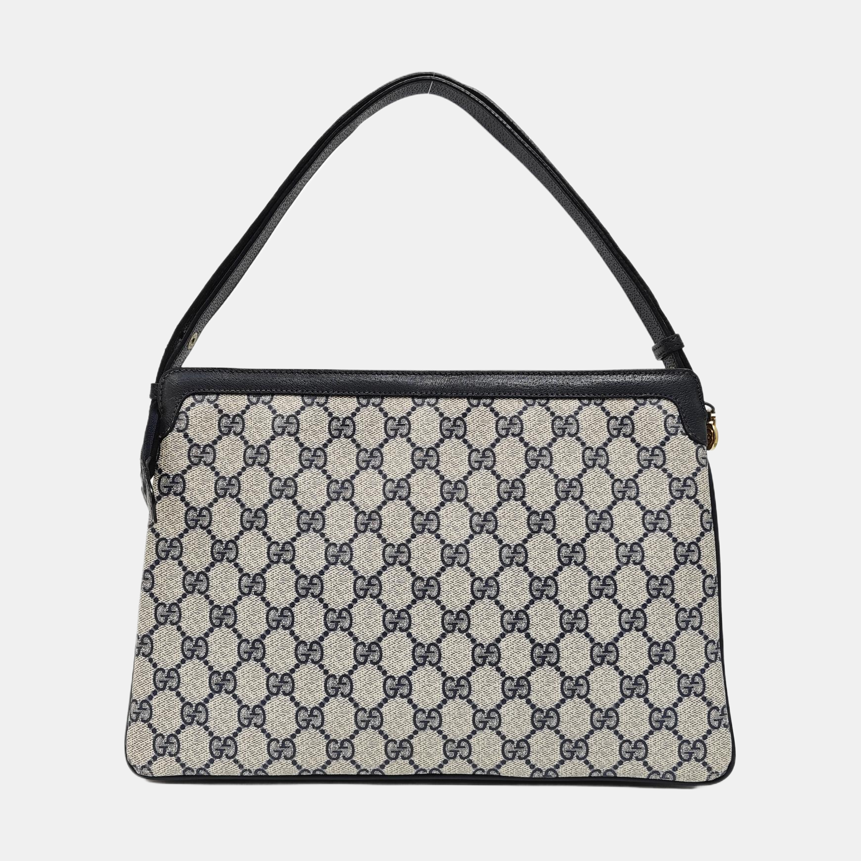 Ophidia Medium Monogram Coated Canvas Beige