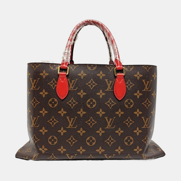 FLOWER Monogram Coated Canvas Brown