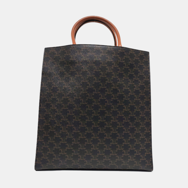 CABAS CELINE Medium Coated Canvas Black