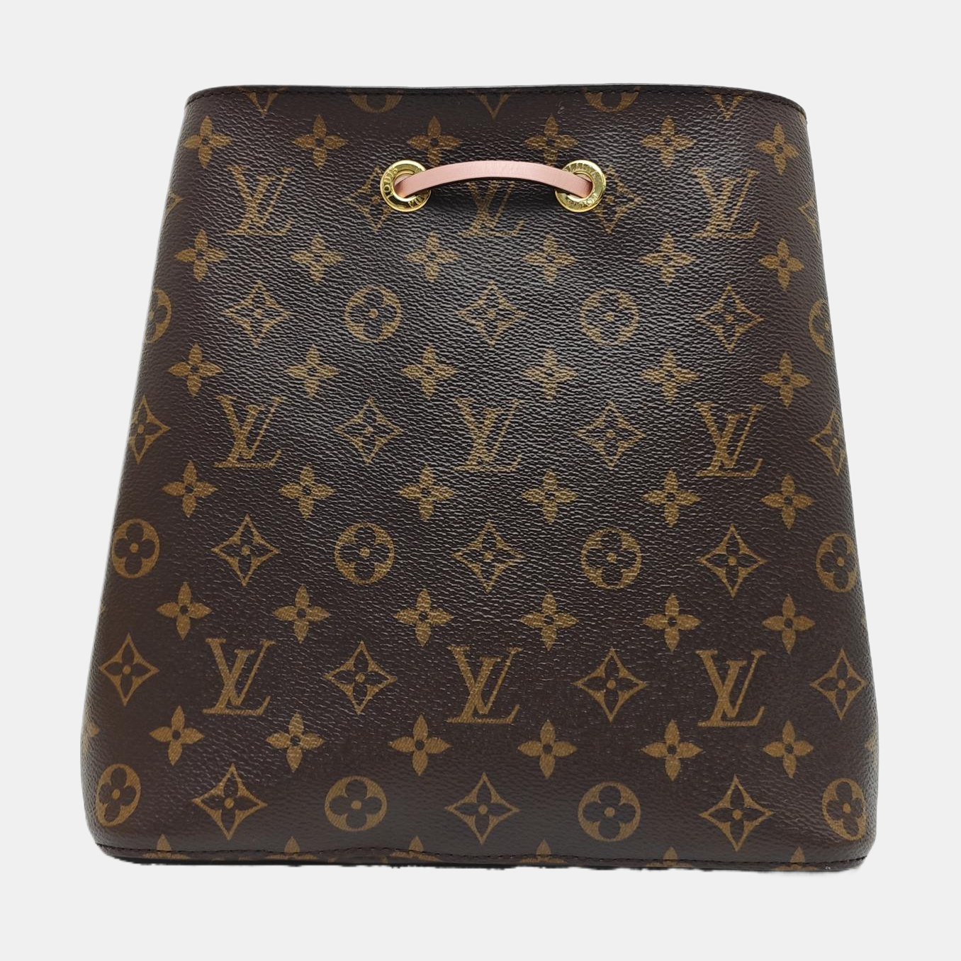 NÉONOÉ MM Monogram Coated Canvas Brown