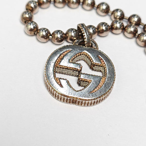 Interlocking G 925 Sterling Silver Bracelet