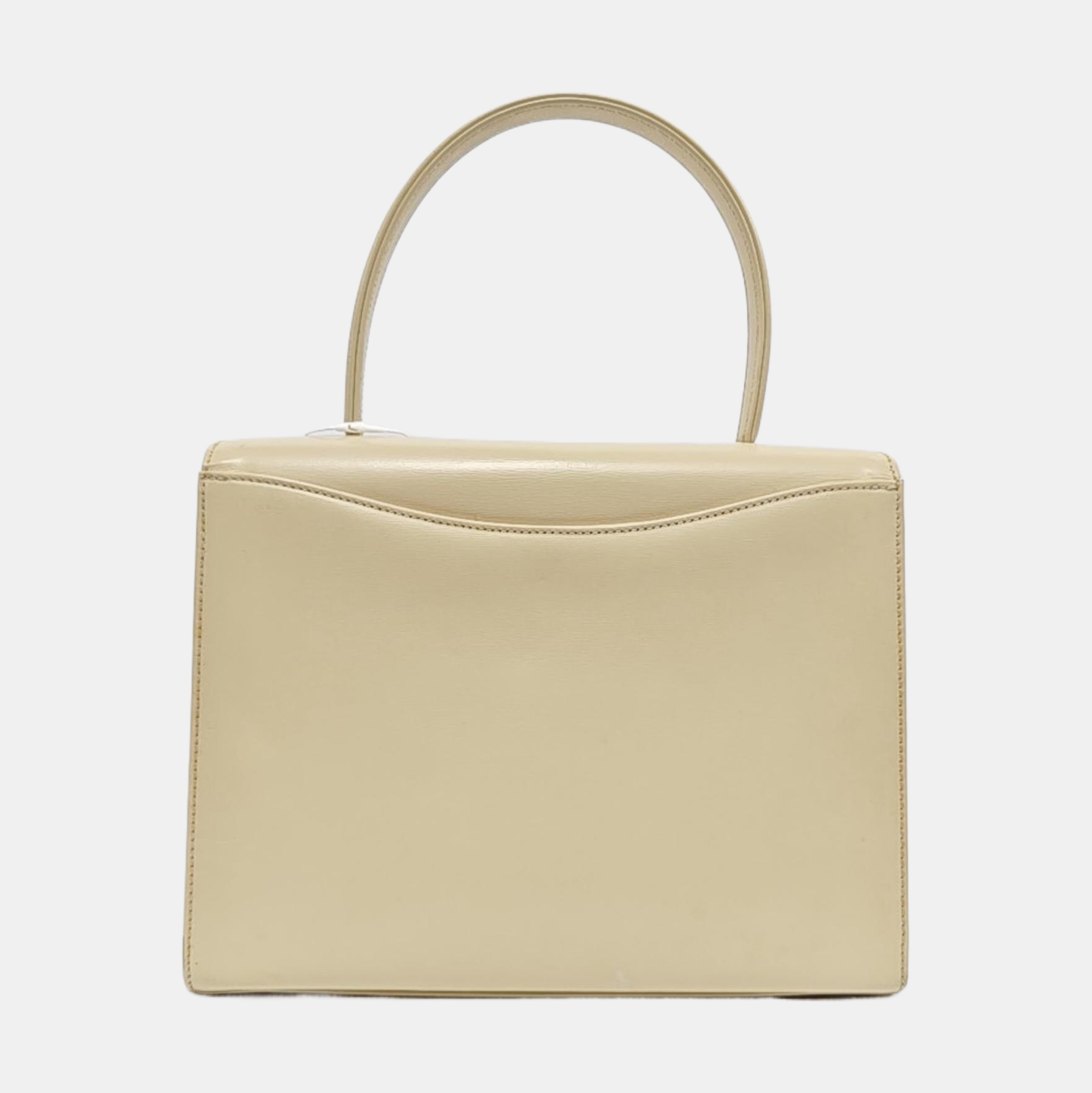 Calfskin Shoulder Bag Beige