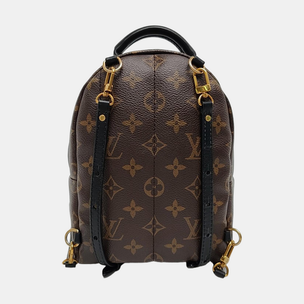 PALM SPRINGS Mini Monogram Coated Canvas Brown