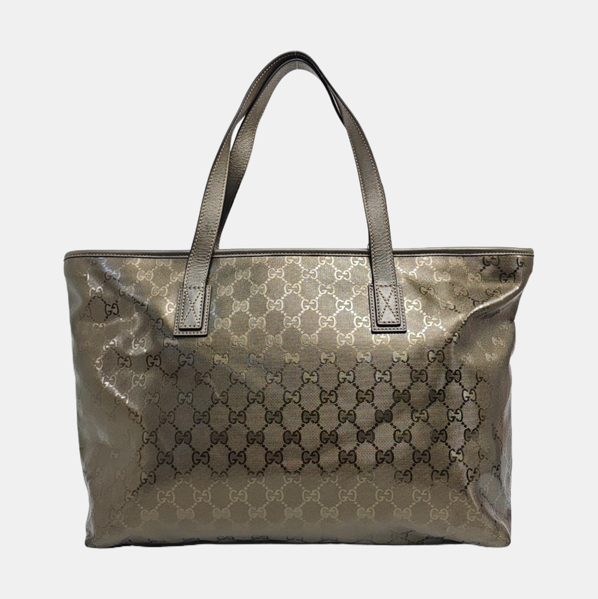 GG Imprime Monogram Coated Canvas Beige