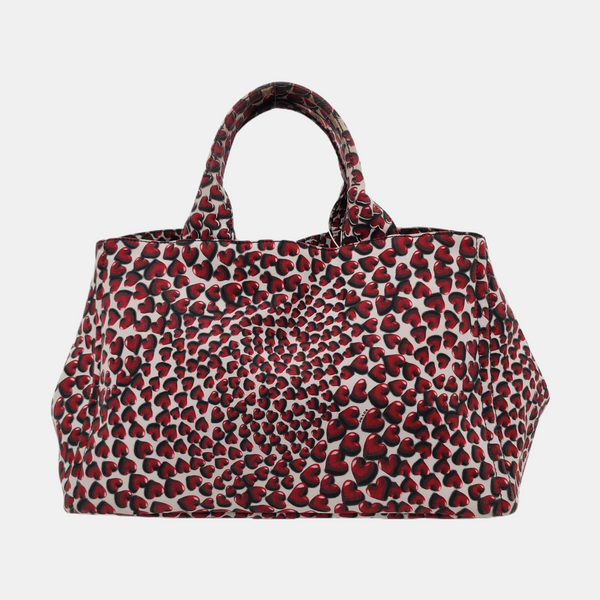 Nylon Tote Bag Red