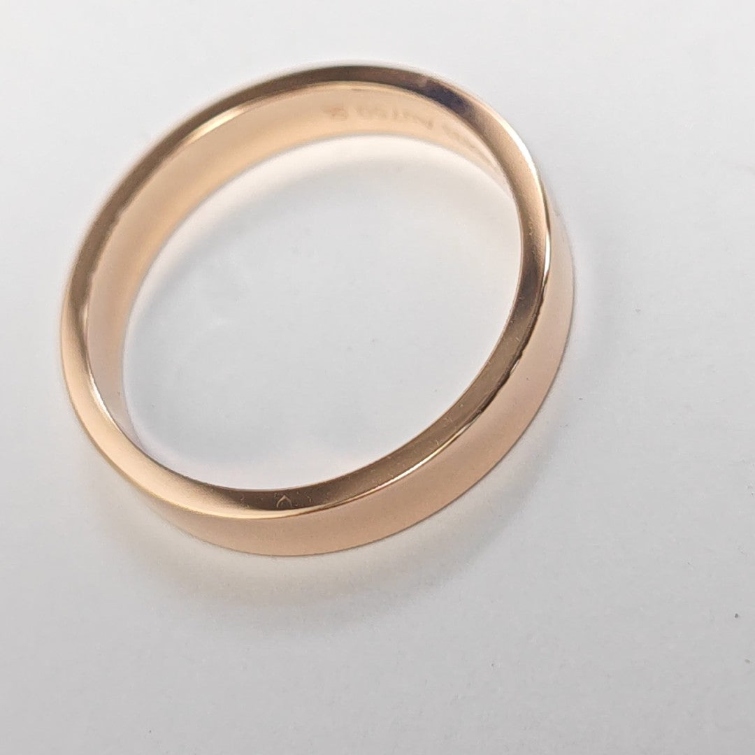C DE CARTIER 18k Rose Gold Ring EU 62