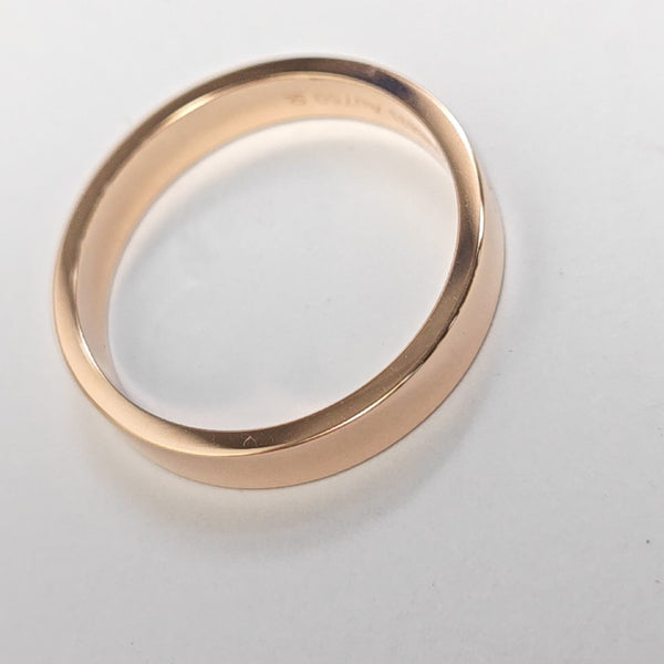 C DE CARTIER 18k Rose Gold Ring EU 62