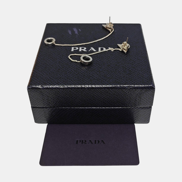 Metal Silver Earrings