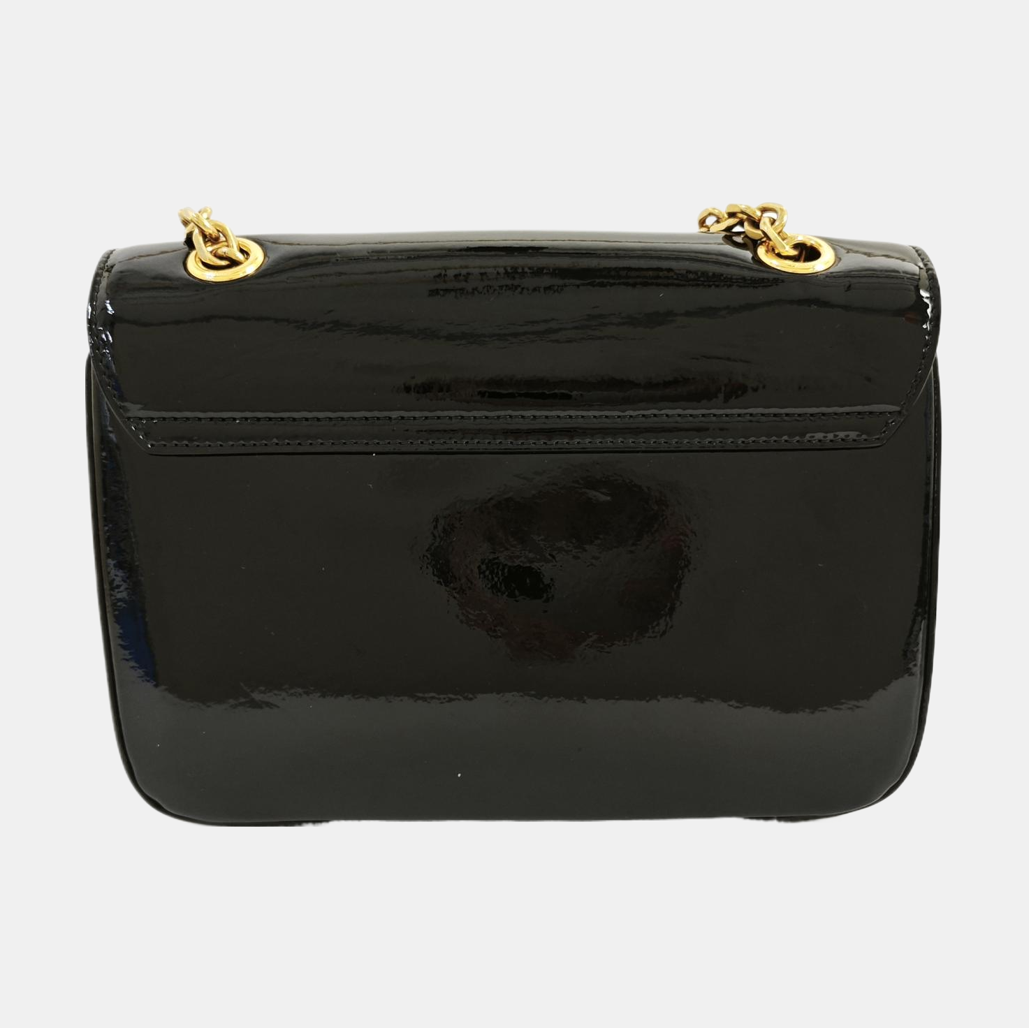 C Medium Patent Leather Black