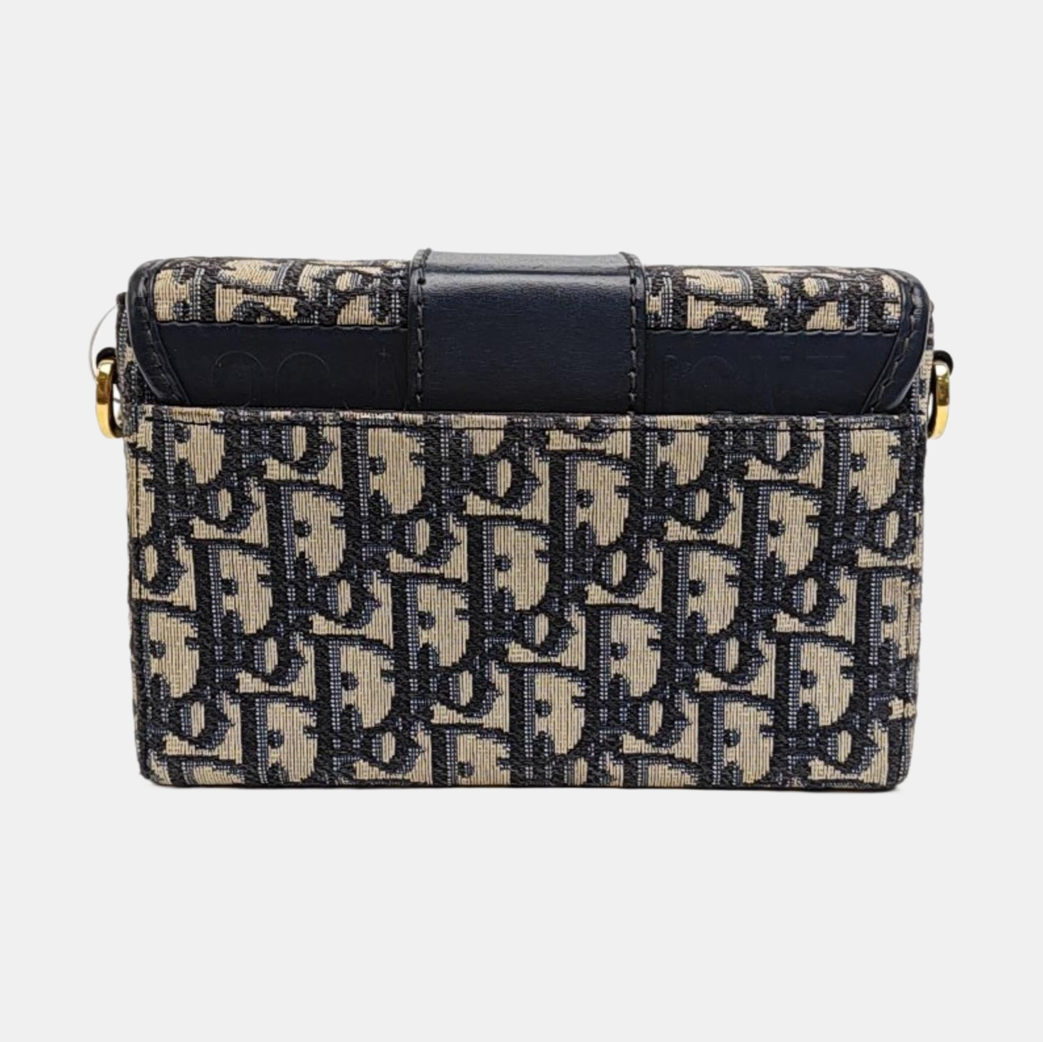 30 Montaigne Mini Oblique Canvas Blue