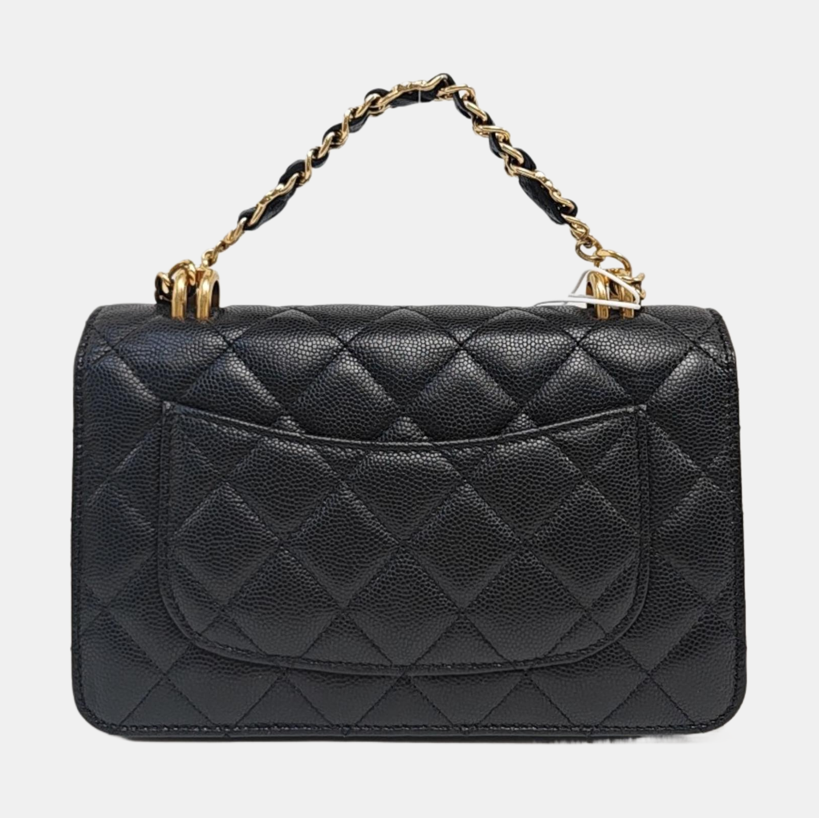 WOC Quilted Grained Calfskin Black