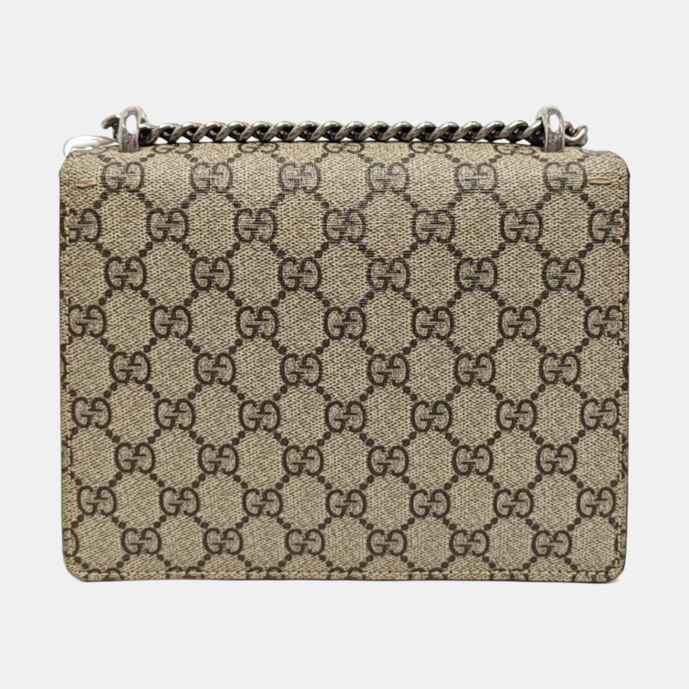 Dionysus Mini Monogram Coated Canvas Beige