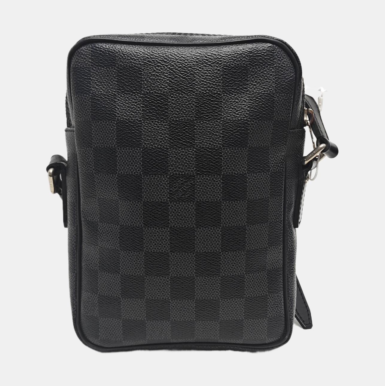 REM Damier Graphite Coated Canvas Gray