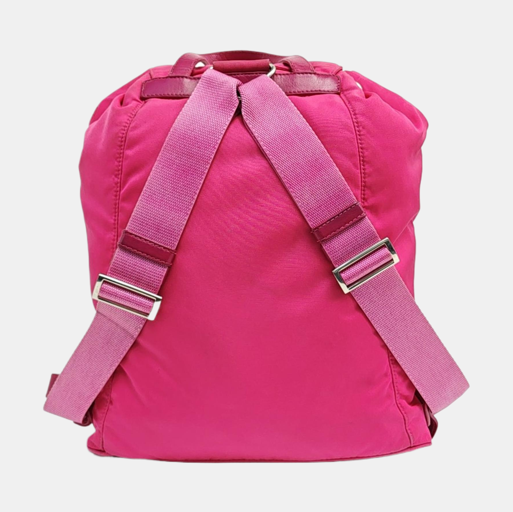Nylon Backpack Red