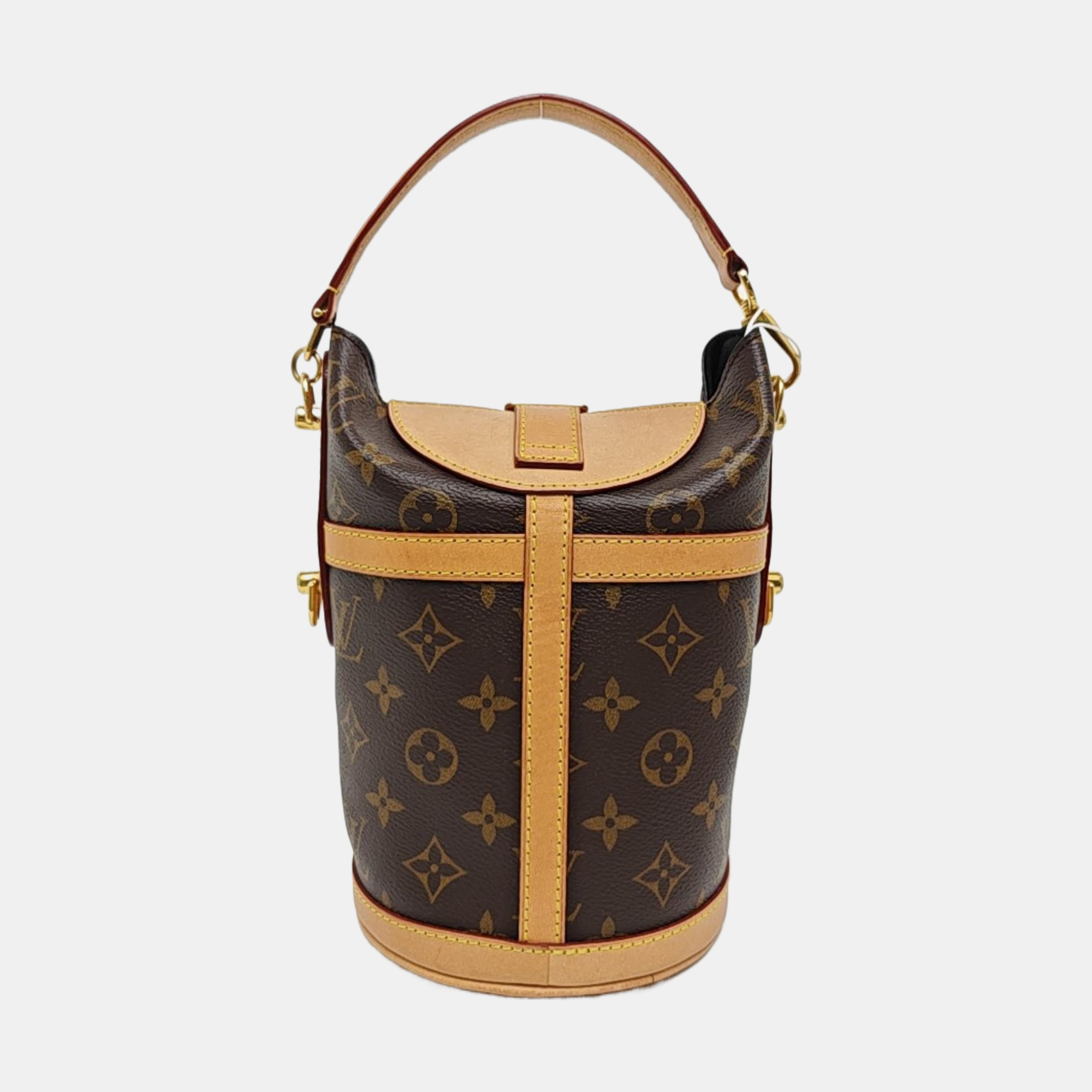 DUFFLE Monogram Coated Canvas Brown