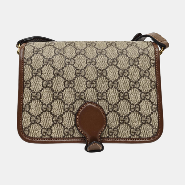 Retro Mini Monogram Coated Canvas Beige