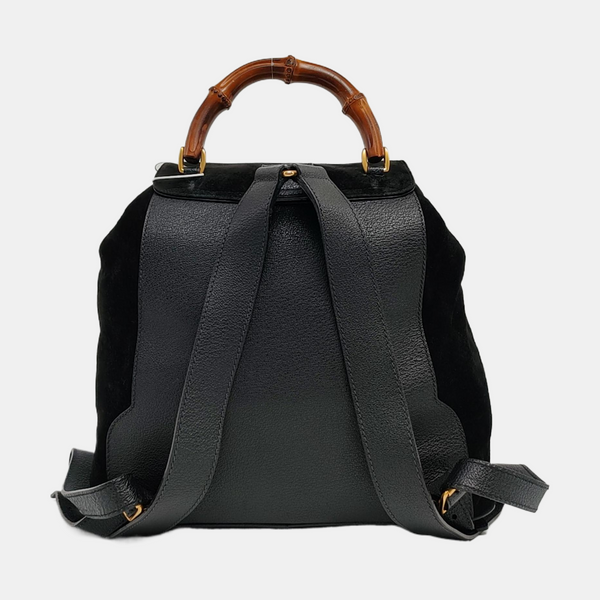 Authenticated pre-owned  Bamboo 1947 Suede Black - Backpack at Looply