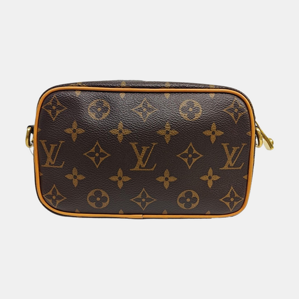 MARLY DRAGONNE Mini Monogram Coated Canvas Brown