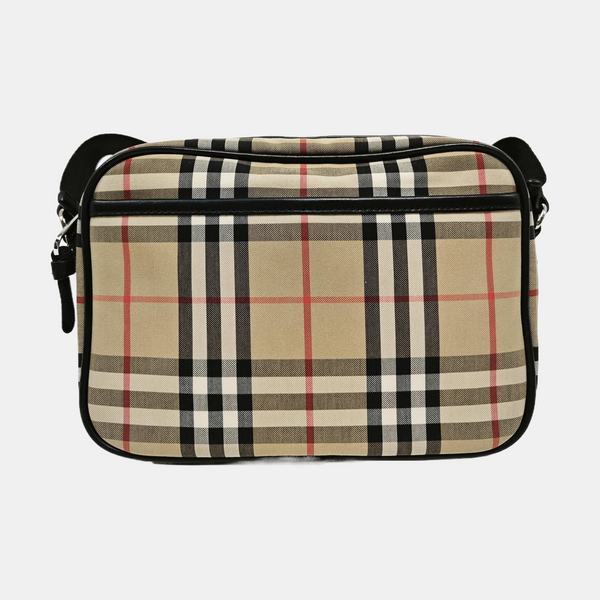 Canvas Shoulder Bag Small Beige
