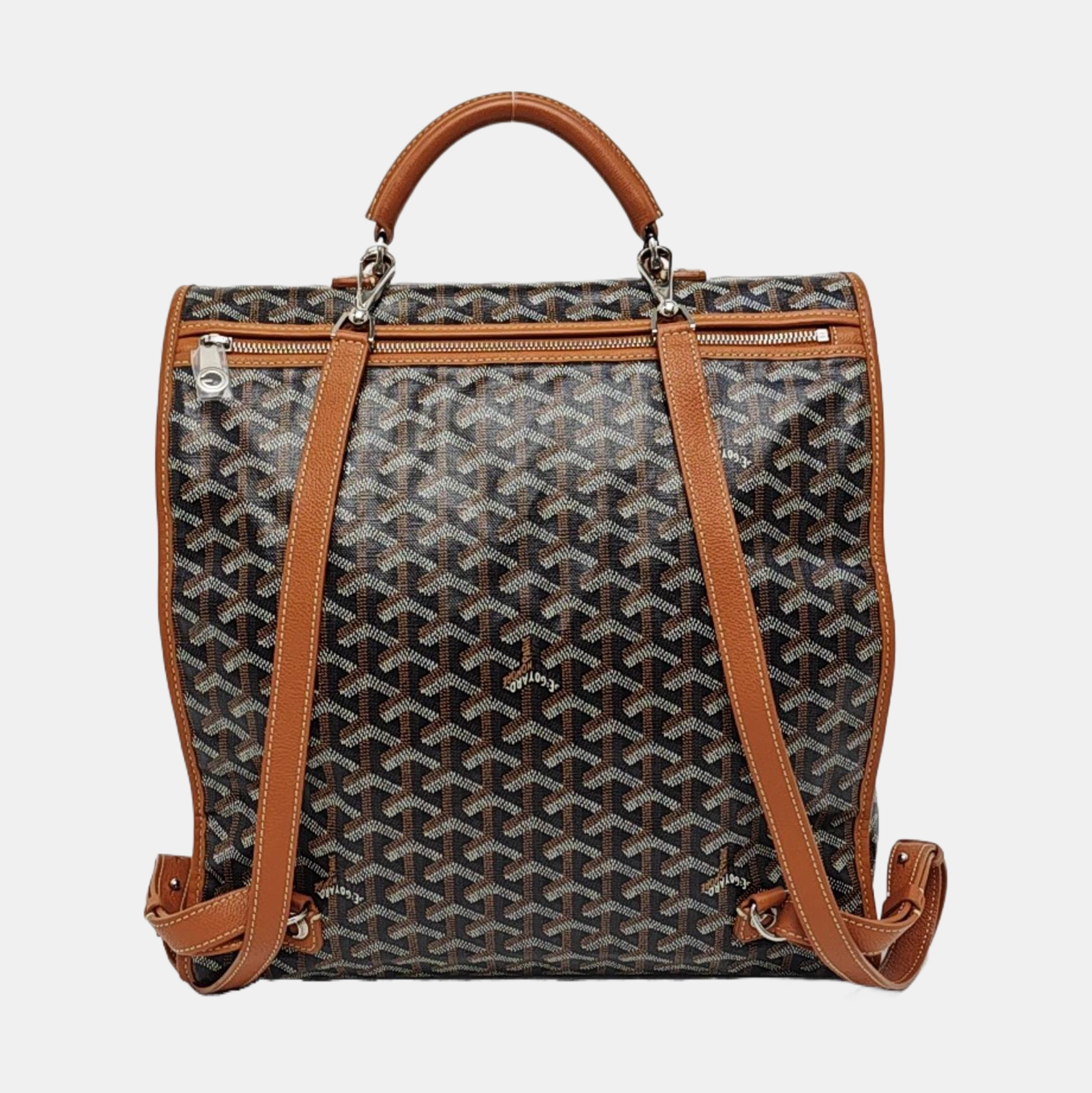 Saint Léger Coated Canvas Brown