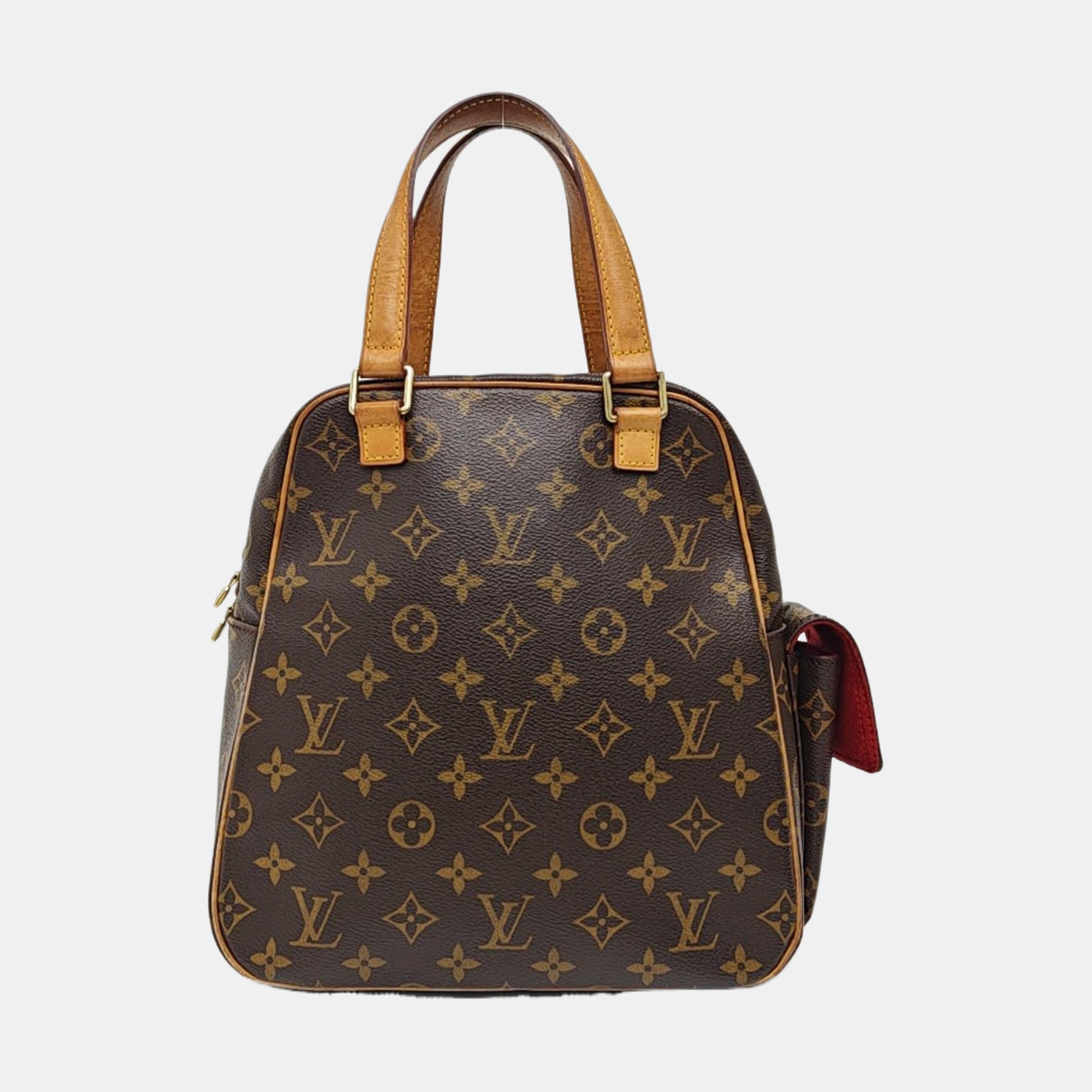 EXCENTRI-CITE Monogram Coated Canvas Brown