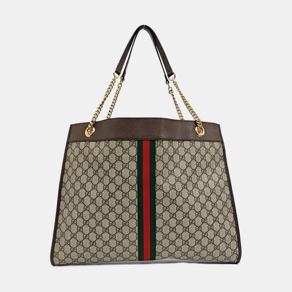 Rajah Monogram Coated Canvas Beige