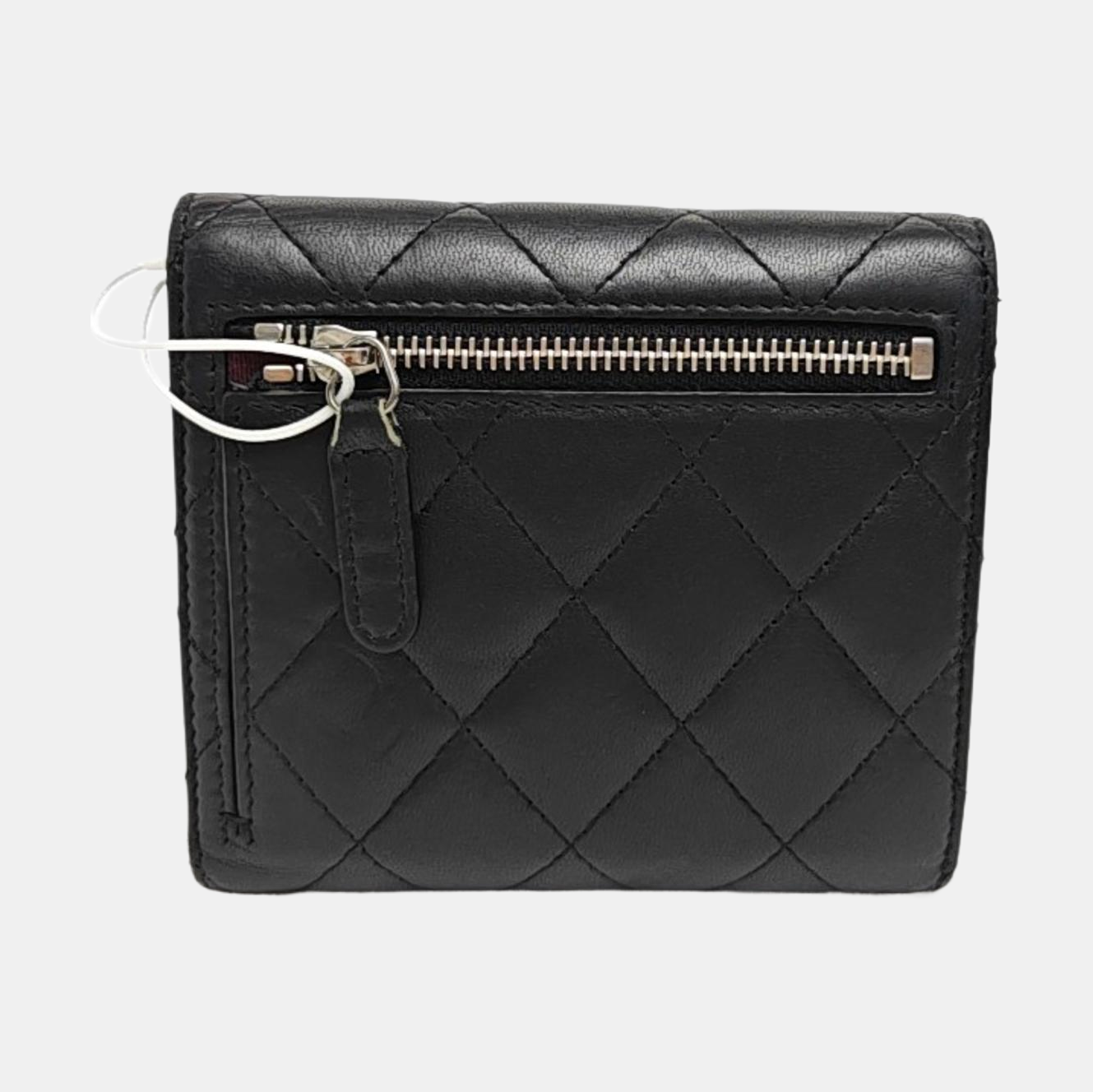 CLASSIC FLAP Small Quilted Lambskin Black Wallet