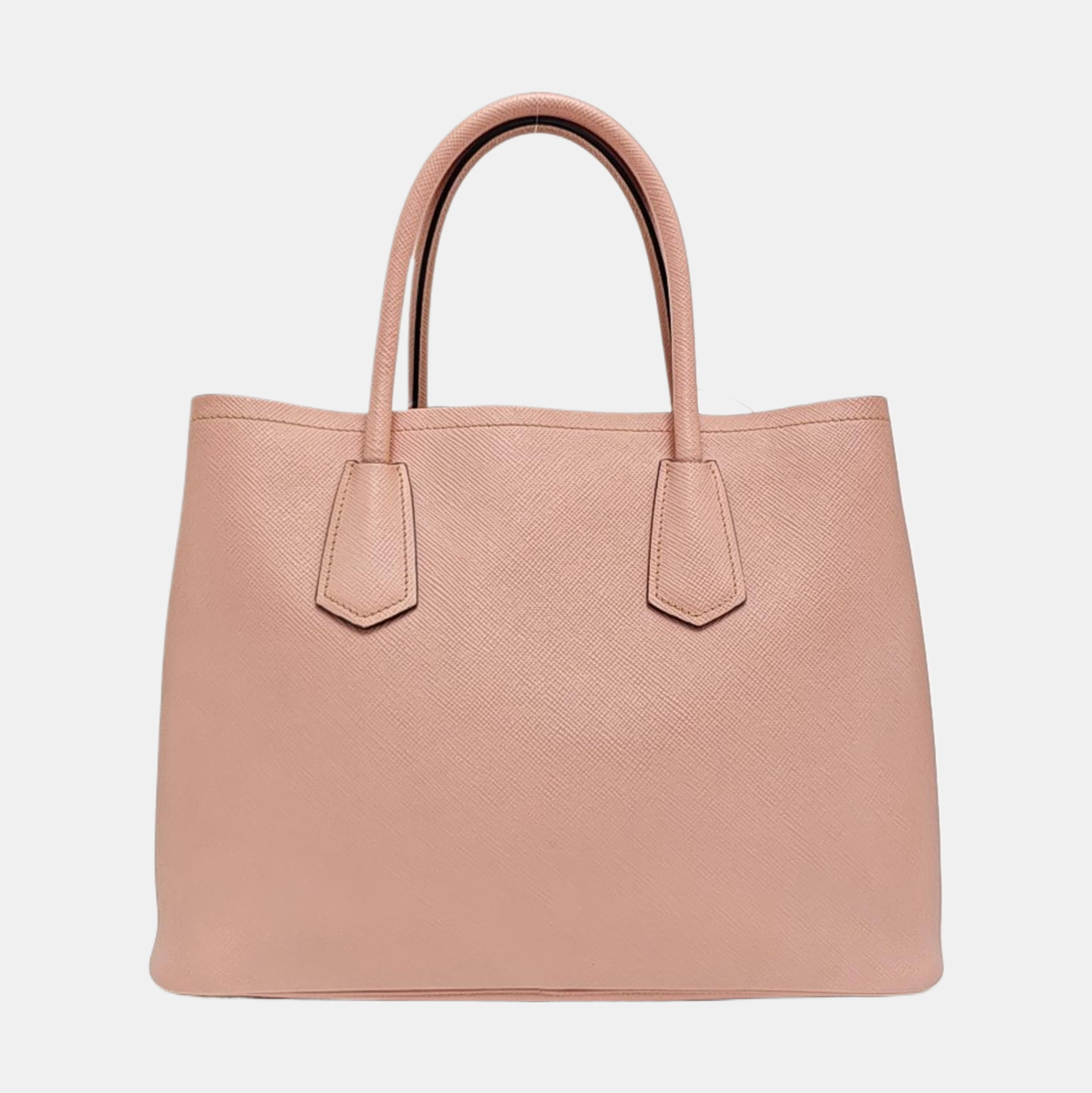 Double Large Saffiano Calfskin Pink