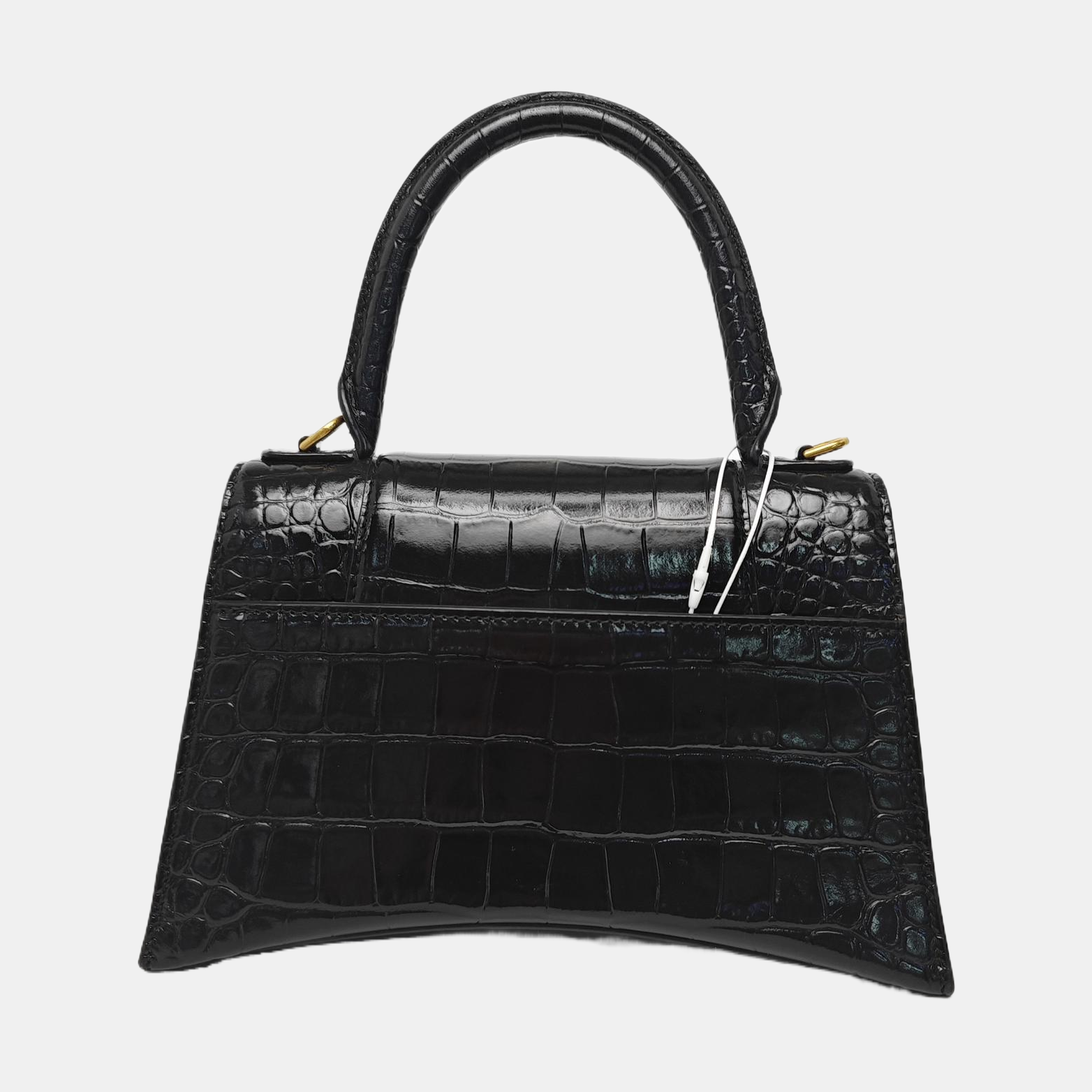 Hourglass Small Calfskin Black
