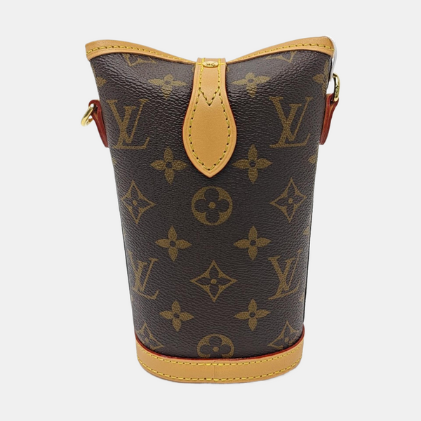 FOLD ME Monogram Coated Canvas Brown
