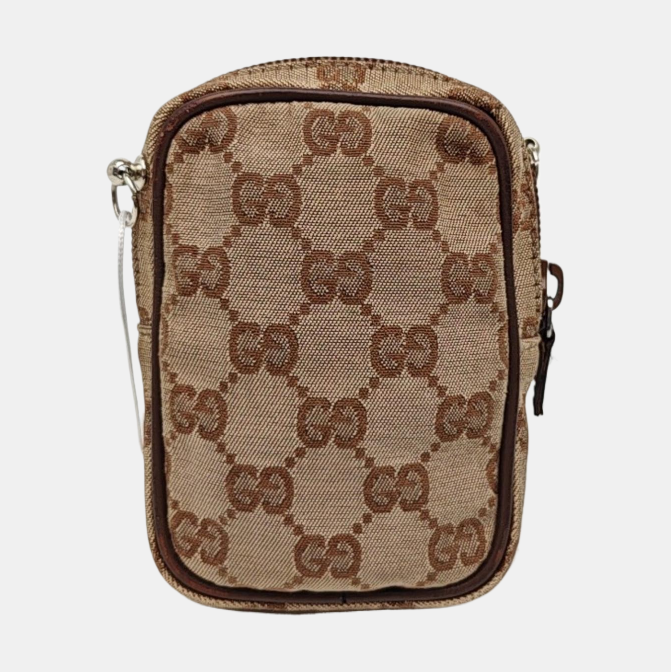 Monogram Canvas Clutch Beige