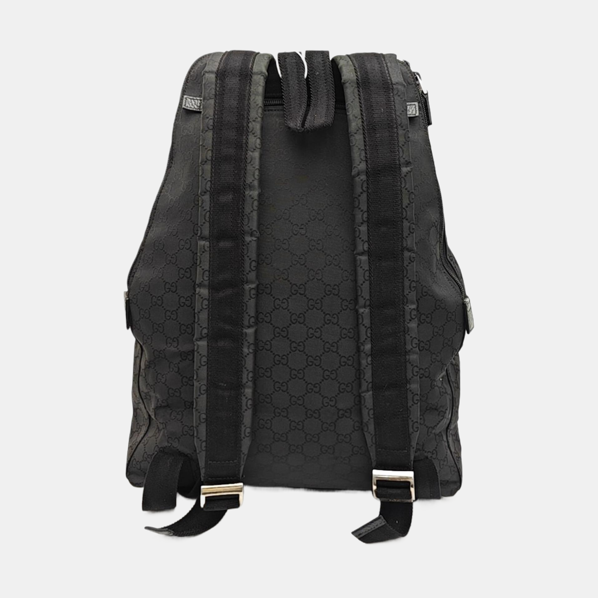 Monogram Canvas Backpack Black