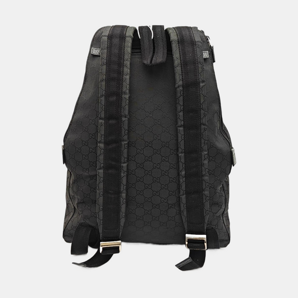 Monogram Canvas Backpack Black